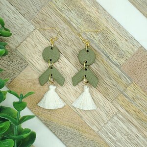Arrow Trio Clay Earrings | lightweight | statement earrings | handmade | polymer clay earrings | modern jewelry | hypoallergenic