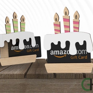 Birthday Cake Gift Card Holder