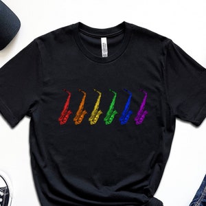 Saxophone Shirt, Saxophonist Gift, Sax T-Shirt, Sax Musician Gift, Sax Player, Saxophonist Shirt, Unisex Jersey Short Sleeve Tee