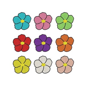 Flower Embroidery Design, Floral Embroidery Design Machine FIle, Floral, flowers EMBROIDERY DESIGN - 4 sizes