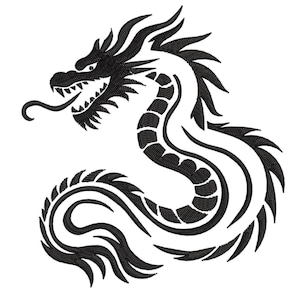 Dragon Embroidery Design | Dragon Embroidery Design Machine Files | Digital Download  6/sizes  #12