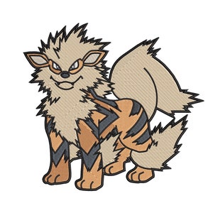 May include: A brown and black cartoon character with a fluffy mane and a striped tail. The character has a fierce expression and is standing on all fours.