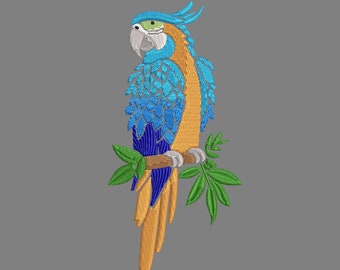 Parrot EMBROIDERY DESIGN Machine File, Parrot Embroidery Design File,Parrot Embroidery Design Machine File 4/sizes