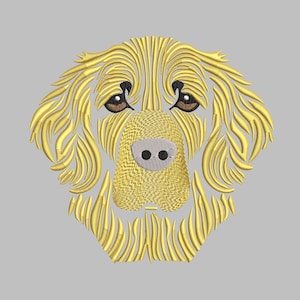 Labrador Retriever Dog EMBROIDERY DESIGN Labrador Retriever Dog, Labrador Embroidery Design File, Dog Embroidery Design Machine File 4/sizes