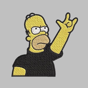 Homer Simpson, Los Simpsons Diseño de bordado n.° 13