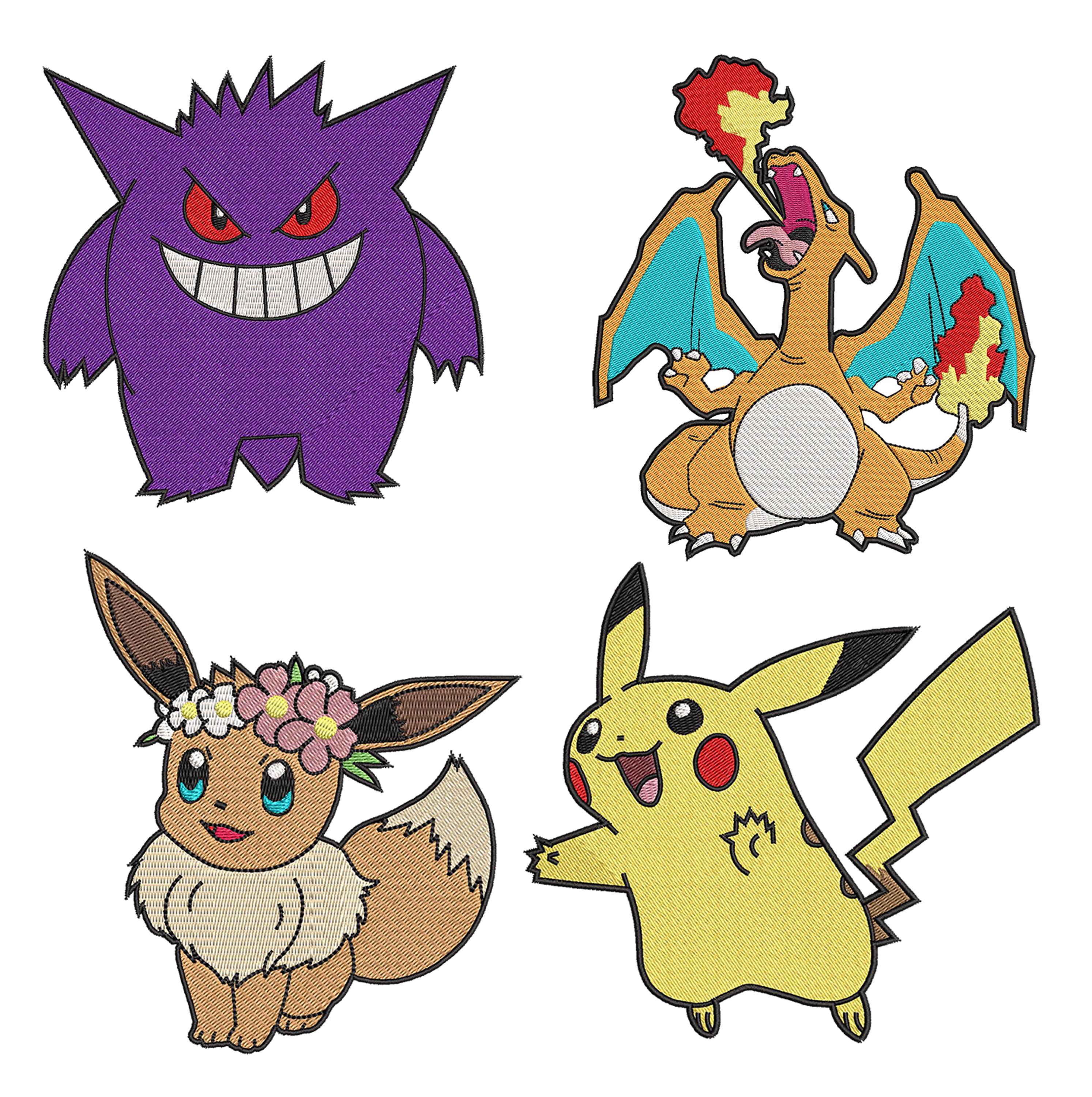 ポケモン刺繍デザイン20選マシンファイルカスタマイズ、ベストセラー
