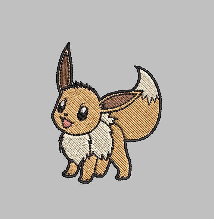 Pokemon Eevee Jolteon Flareon Vaporeon Espeon Umbreon Glaceon Leafeon  Sylveon Evolution kawaii Chibi Iron/Sew on Embroidered Patch