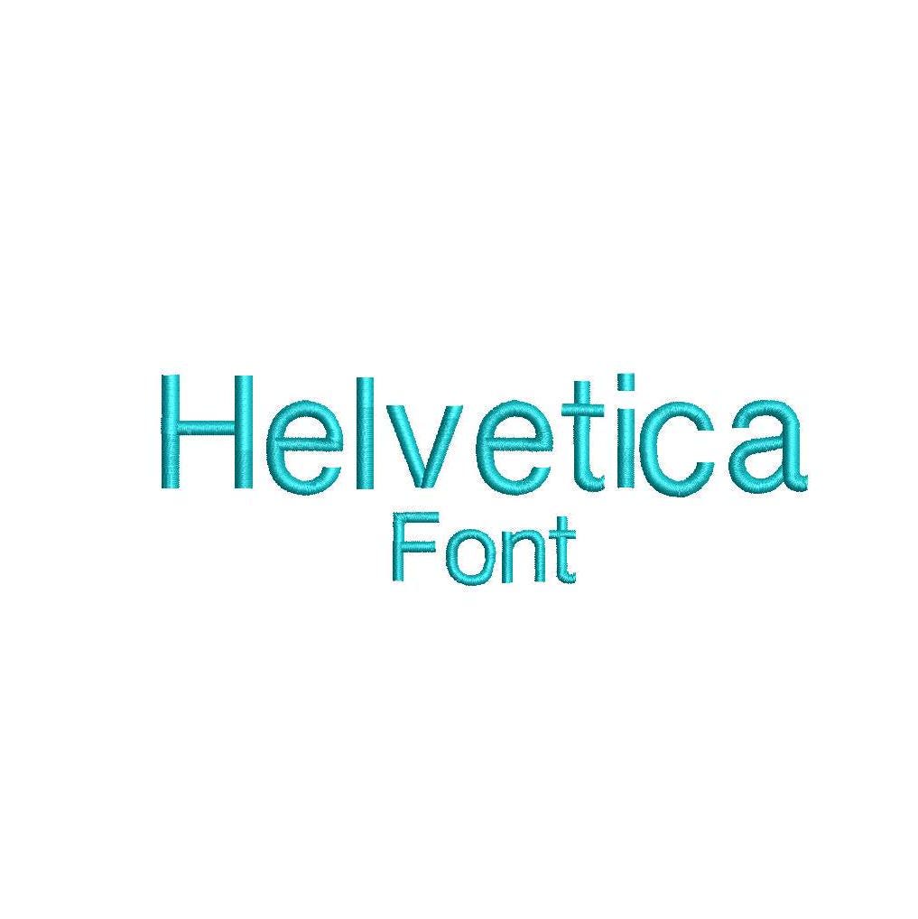 Helvetica Script Font Helvetica Embroidery Font, 10 Sizes (digital) - Etsy