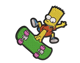 Bart Simpson, The Simpsons Embroidery Design  #4