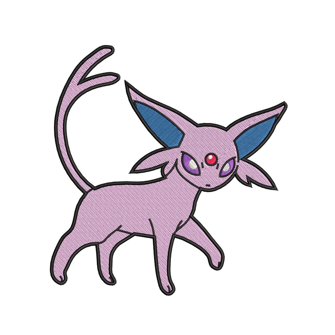 刺繍デザイン ポケモン エーフィ、ポケモン エーフィ 刺繍デザイン