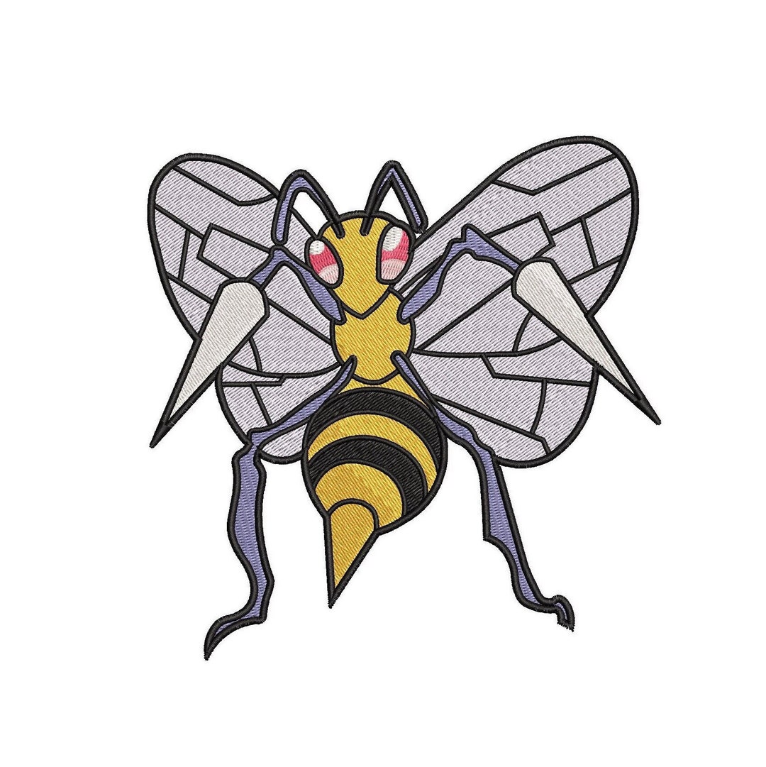 Pokemon Beedrill EMBROIDERY DESIGN Pokemon Beedrill Pokemon Embroidery ...