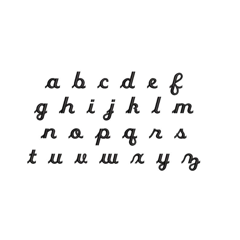 Embroidery Font Italian Script 10 Sizes, Italian Script Font Embroidery ...