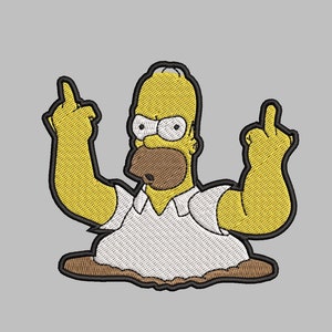 Homer Simpson, Los Simpsons Diseño de bordado n.° 2
