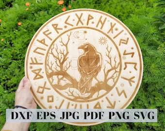Runes casting board svg, Altar Svg Bundle, Ravens Svg, Boho Svg, With svg, Image Svg, WitchCraft Svg, magic print for shirt, clipar