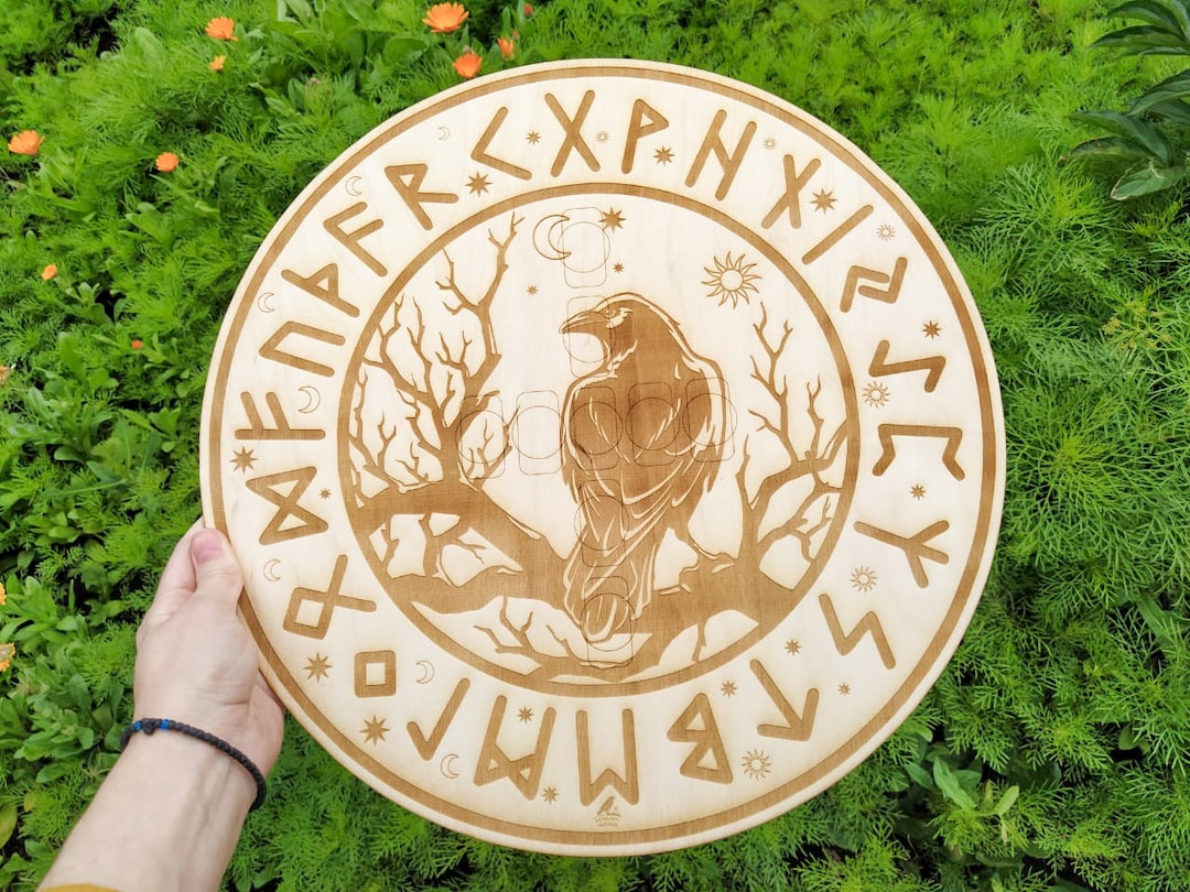 Divination Board for Runes With Tree of Life Casting Board - Etsy Canada