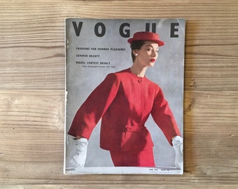 Vogue UK Aug 1990 Original British Vintage Fashion Magazine