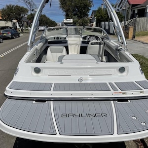 Tapis De Sol En Mousse EVA Pour Cockpit Bayliner 185 BR (2006) - Aspect Faux Teck - Durable Et Antidérapant
