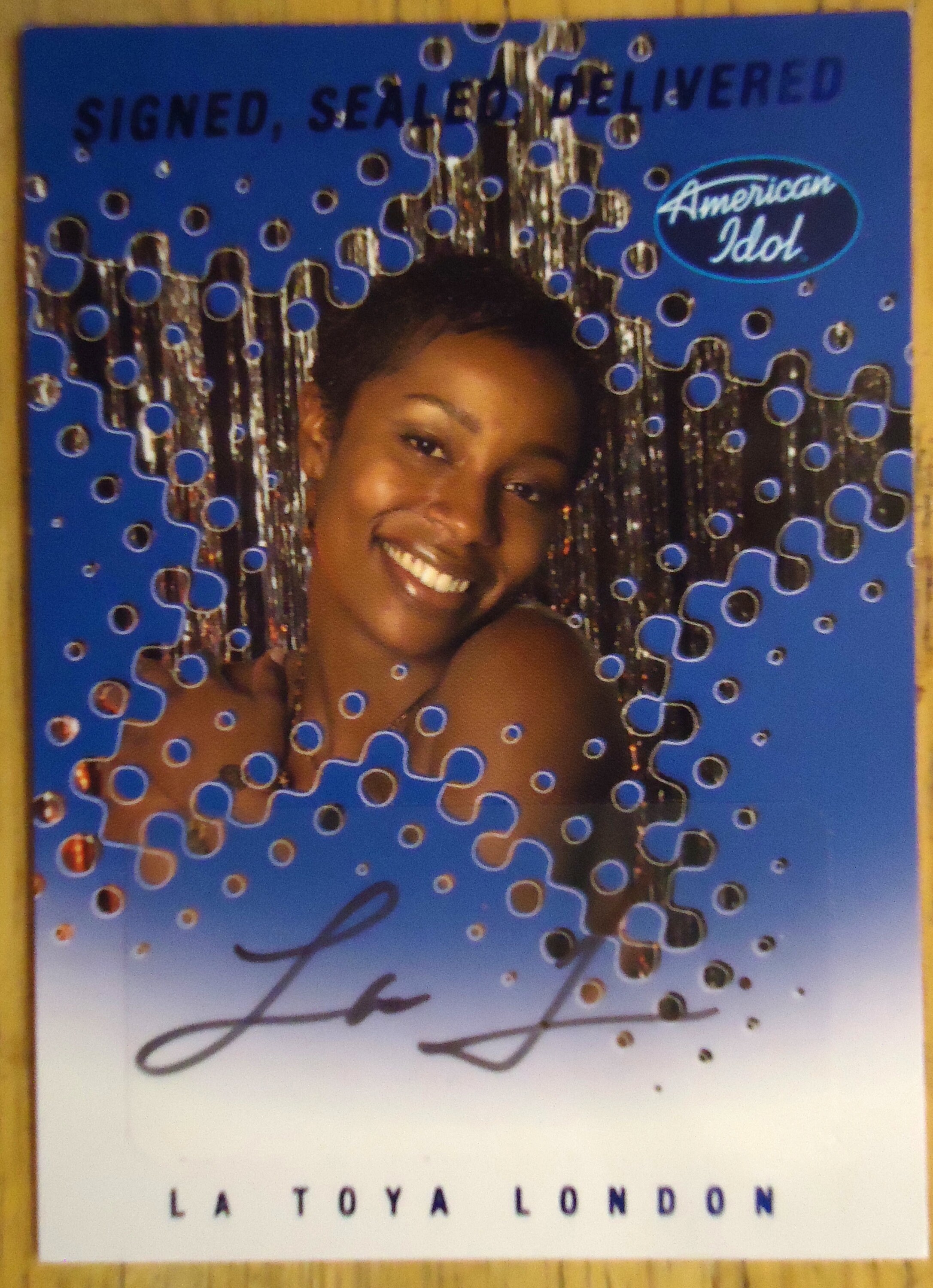 04 Fleer American Idol Season 3 La Toya London Ssd Ll Auto Etsy De