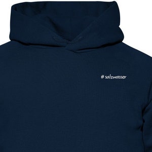 Salzwasser Schriftzug Hoodie