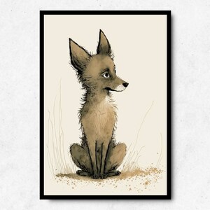 Wolf Whelp Poster / Carta riciclata
