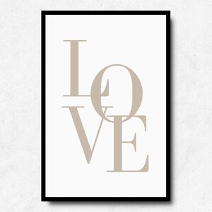 Love Poster / Carta riciclata