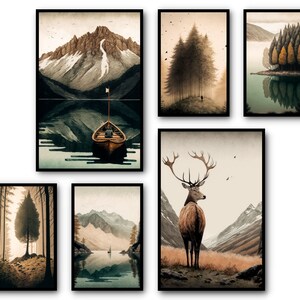 Natur Poster Set | Recycling Papier
