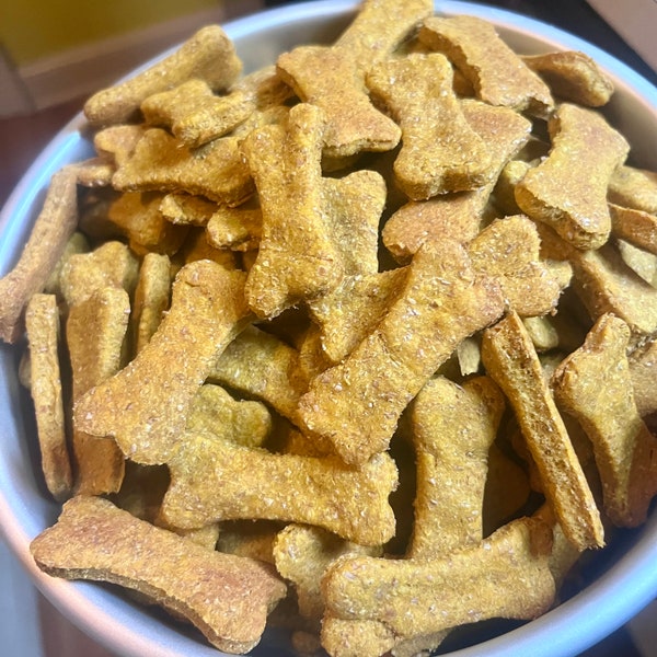 Peanut Butter & Pumpkin Dog Treats