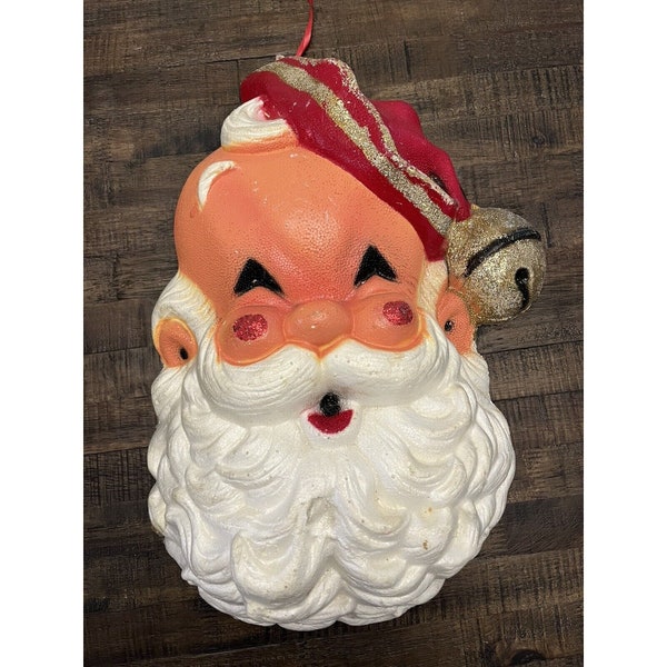 Santa Head Wall Hanging Etsy