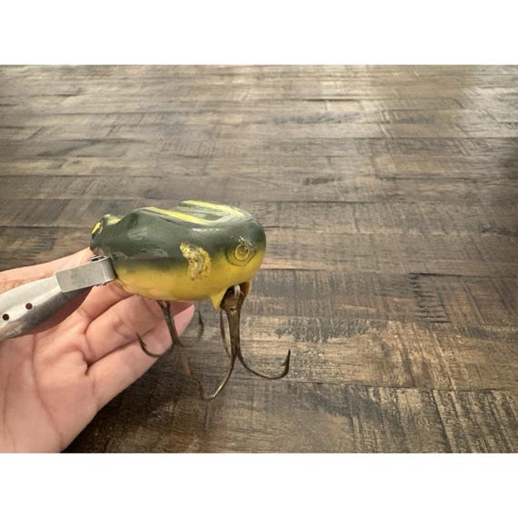 Vintage LeBoeuf Creeper Frog Antique Fishing Lure