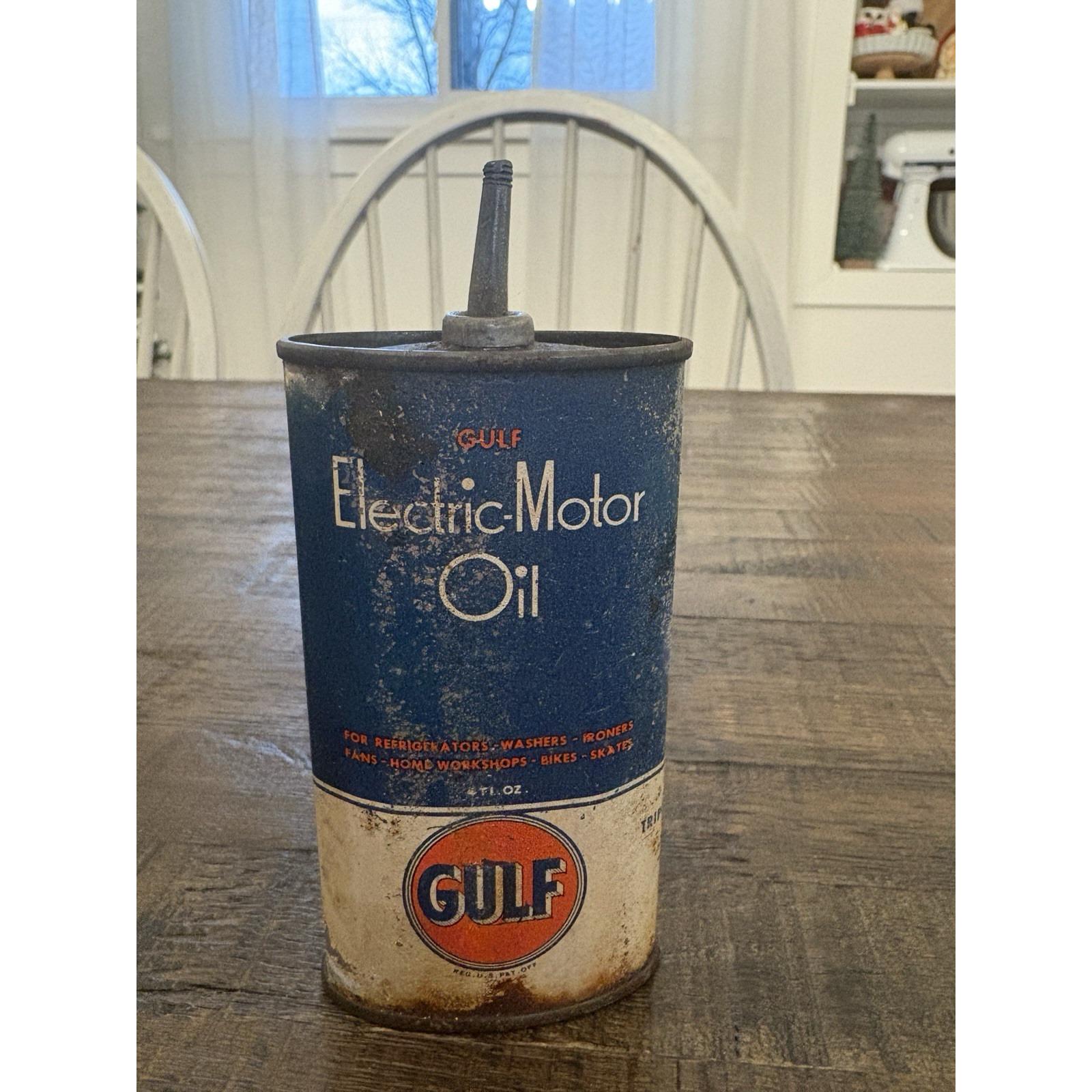 Vintage Gulf Oil Can - Etsy