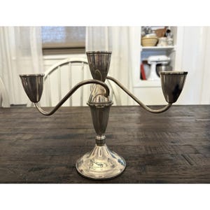 Duchin Creation Weighted Sterling Candlestick Holder - Etsy