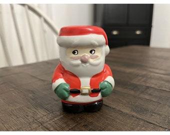 Santa Claus Candlestick Holder Christmas Decor