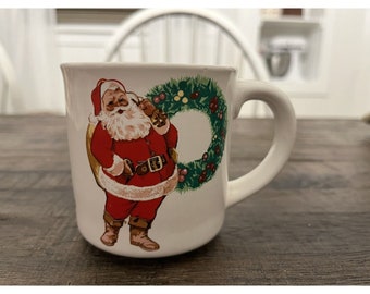 Vintage Santa tasse à café tasse noël décor à la maison joyeux noël