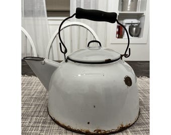 Vintage Bouilloire Steamer Cafetière Café Théière Décoration d'intérieur Camping