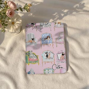 Cartoon Dog Kindle Case with Hand Strap for Paperwhite 12th/11th/10th Case, Custom For Kindle 6''/6.8''/7" Case, All New Kindle 2024 2022