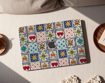 Art Fruits Plaid MacBook Case Apple Laptop Sleeves Laptop Case MacBook Air 15/13 Pro 13/14/15/16 2020 M2 2022 2024 M4 Custom Macbook Case