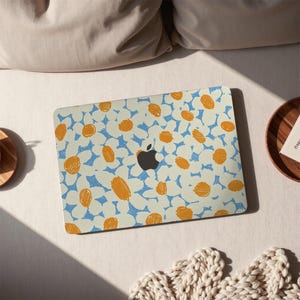 Retro Daisy Flower MacBook Case Apple Laptop Sleeves Laptop Case MacBook Air 15/13 Pro 13/14/15/16 2020 M2 2022 2024 M4 Custom Macbook Case