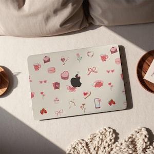 Cute Bow Collage Macbook Case 2025 New Protective Case Laptop Cover for Macbook Air 15/13, Macbook Pro 13/14/15/16 Inch 2024 M4 M3 M2 2022