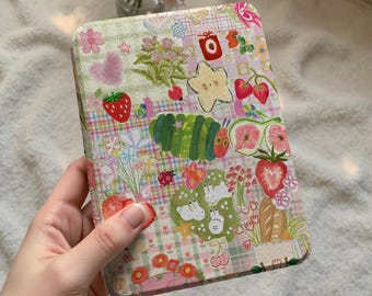 Strawberry Flowers Kindle Case, All New Kindle 12th Generation 2024 Case, Paperwhite 12th 7&quot; 11th 6.8&quot; 10th 6&quot; Cover, Kindle Colorsoft Case
