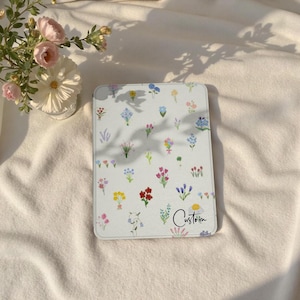 Floral Collage Kindle Case with Hand Strap for Paperwhite 12th/11th/10th Case, Custom For Kindle 6''/6.8''/7" Case, All New Kindle 2024