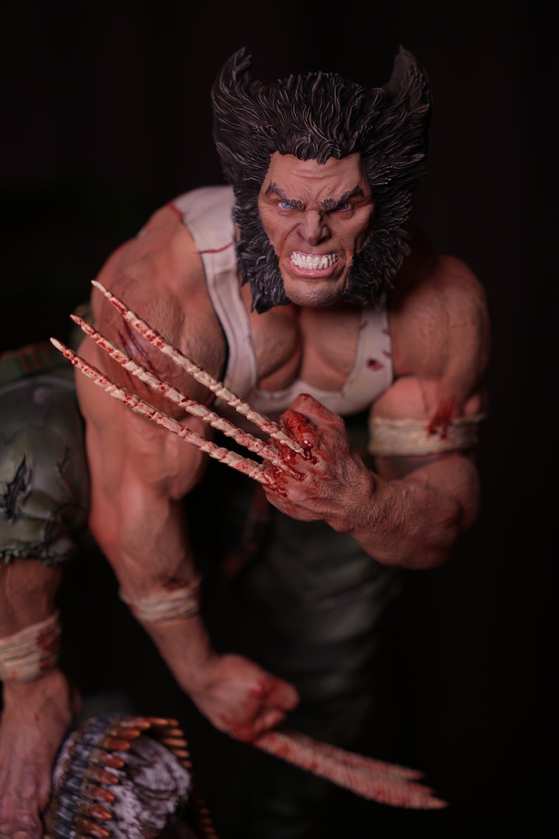 1/4 Scale Wolverine Figure X-Men Marvel comic Premium Collectible Figure image 5