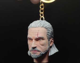 The witcher Geralt keychain 3d print