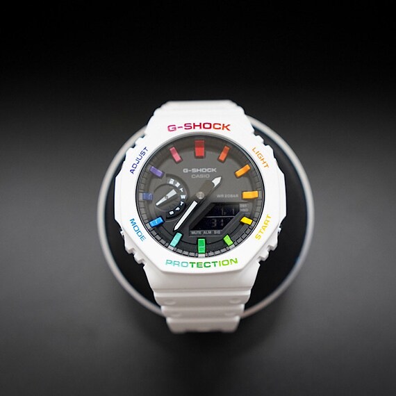 G-shock Ga2100 CassicaTure Personalizzato Arcobaleno Colorato | Etsy Italia