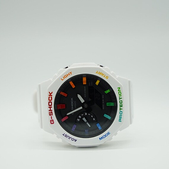 G-shock Ga2100 CassicaTure Personalizzato Arcobaleno Colorato | Etsy Italia