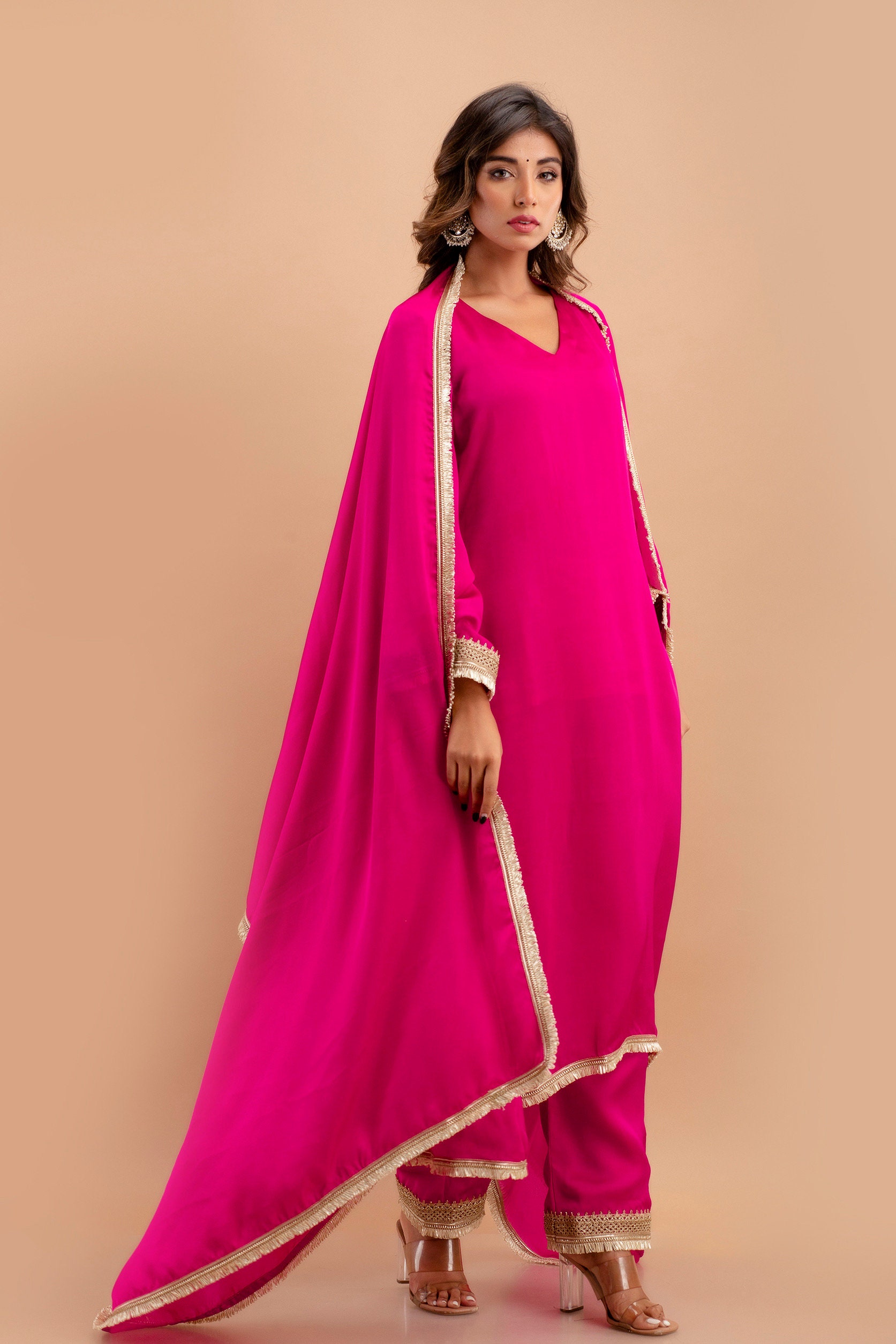 Silk Cotton Salwar Etsy