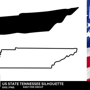 Tennessee State silhouet en overzicht SVG - digitale download - DIY Craft, Tennessee kaart gesneden bestand, Nashville kunst aan de muur