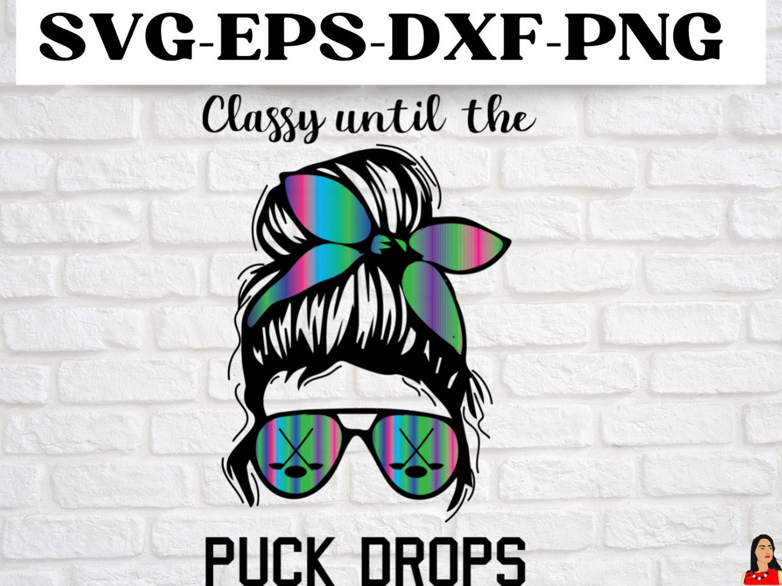 Classy Until the Puck Drops Svg Digital Download, Classy Until the Puck ...