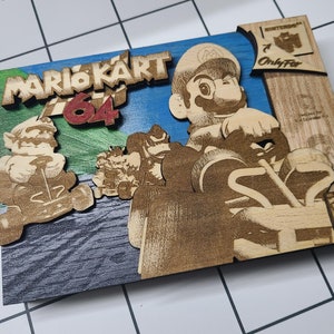 Mario Kart 64 en bois (N64)