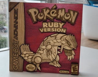 Wooden Pokémon Ruby Version (Gameboy Advance)