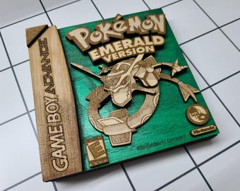 Wooden Pokémon Emerald Version (Gameboy Advance)